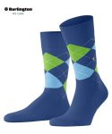 Skarpetki męskie Burlington w romby - marine green