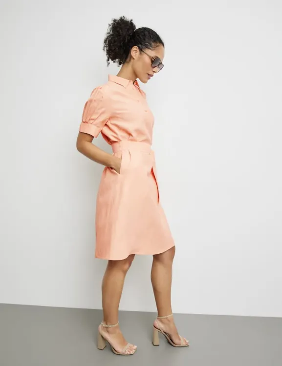 Koszulowa sukienka Gerry Weber z dodatkiem lnu7.jpg