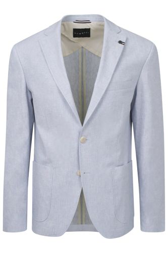 Lniana marynarka męska bugatti modern fit light blue3.jpg