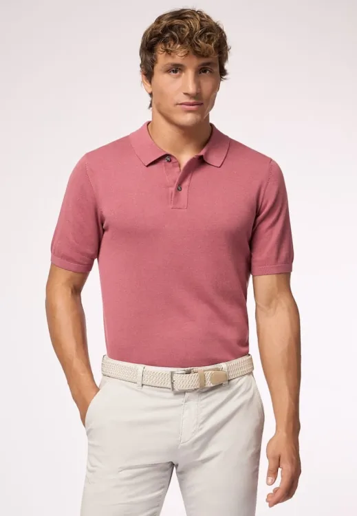 Pleciony pasek męski Roy Robson bez dziurek Light Brown Moda Club 1.jpg