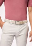 Pleciony pasek męski Roy Robson bez dziurek Light Brown Moda Club 6.jpg
