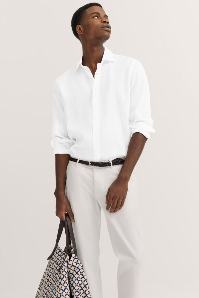 Lniana koszula męska bugatti Modern Fit biała Moda Club 8 Duży.jpeg