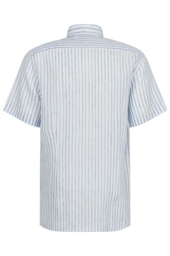 Lniana koszula męska bugatti Modern Fit w paski 3.jpeg
