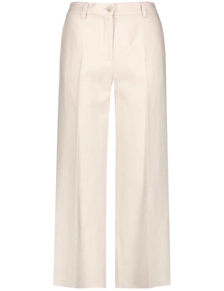 Lniane spodnie Gerry Weber Sandshell