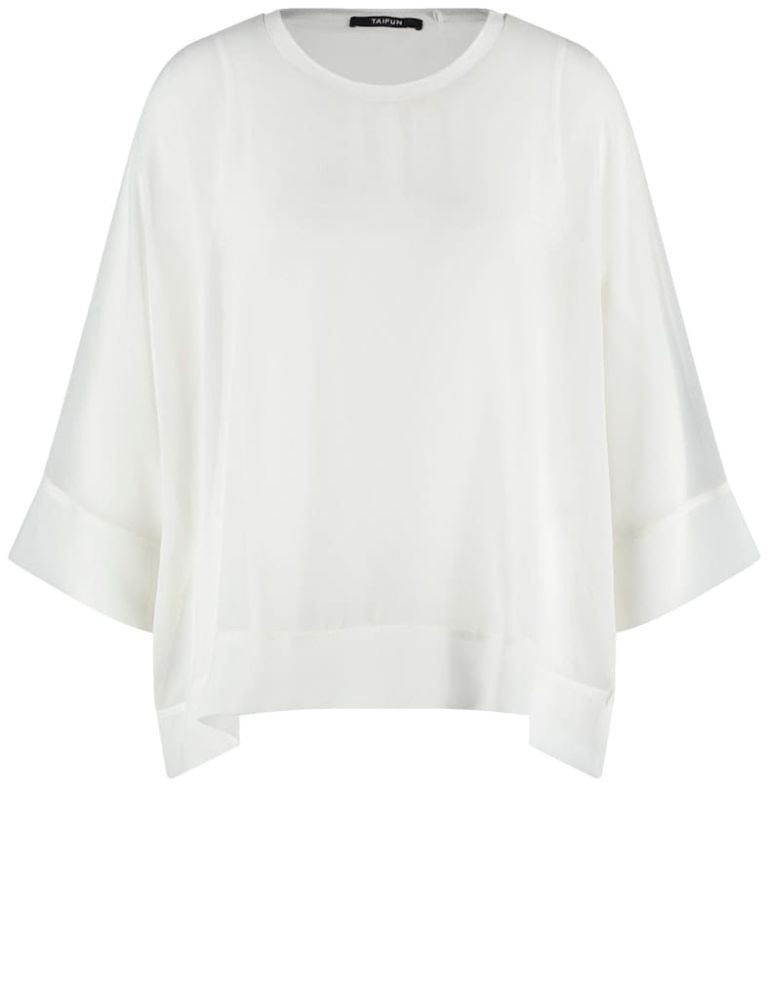 Luźna bluzka Taifun offwhite