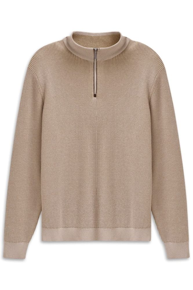 Sweter męski bugatti Modern Fit Beige