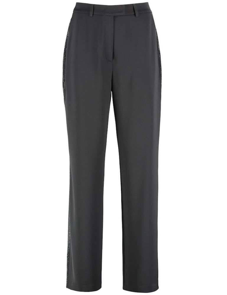 Czarne spodnie damskie Taifun