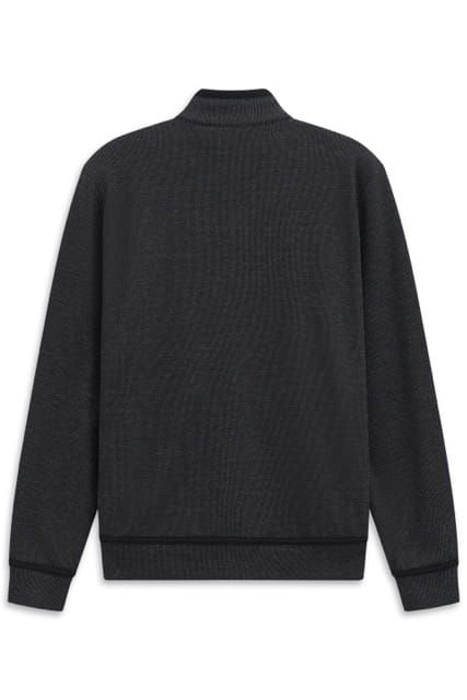 Czarna bluza męska bugatti rozpinana w sklepie Moda Club