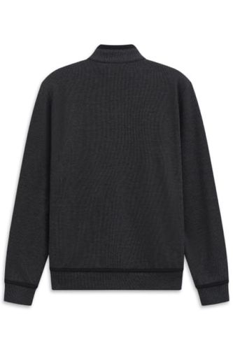 Czarna bluza męska bugatti rozpinana w sklepie Moda Club