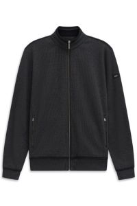 Czarna bluza męska bugatti rozpinana