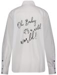 Biała koszula damska Gerry Weber z napisem na plecach - tylko w Moda Club Store!