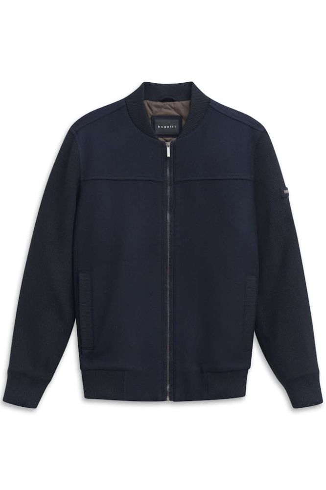 Ciepła bluza-kurtka bugatti Navy