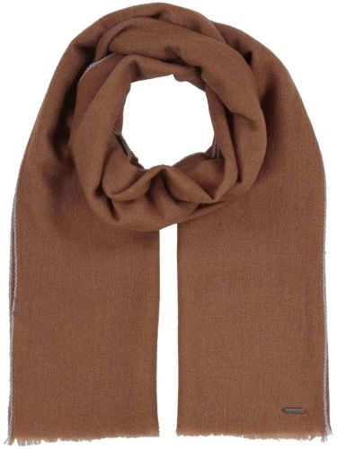 Wełniany szalik bugatti z kaszmirem Camel