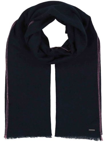 Wełniany szalik bugatti z kaszmirem Dark Blue