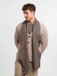 Wełniany szalik męski bugatti Stone Green