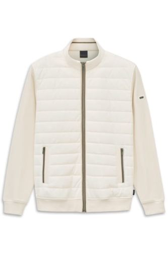 Bluza męska bugatti z pikowanym przodem – kremowa - ModaClub 3.jpeg