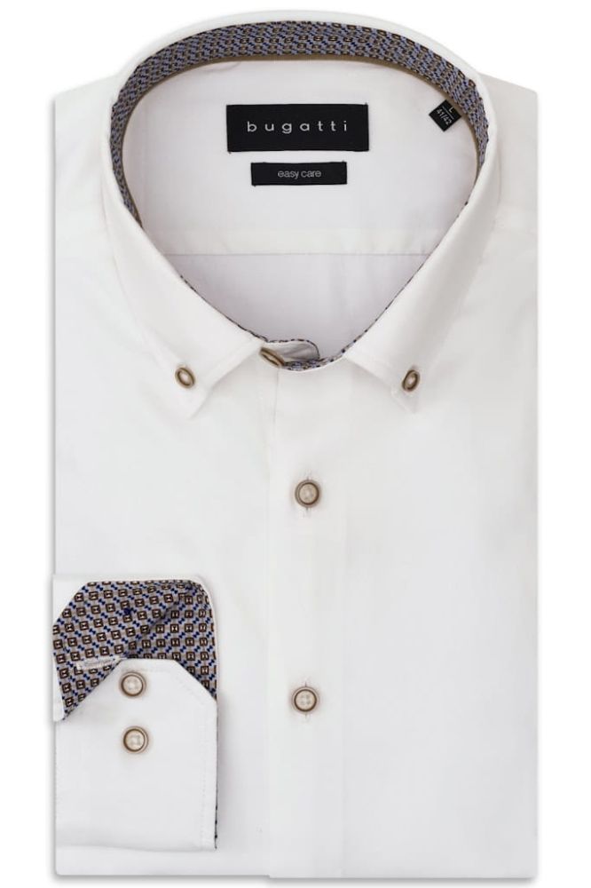 Koszula męska bugatti Modern Fit biała