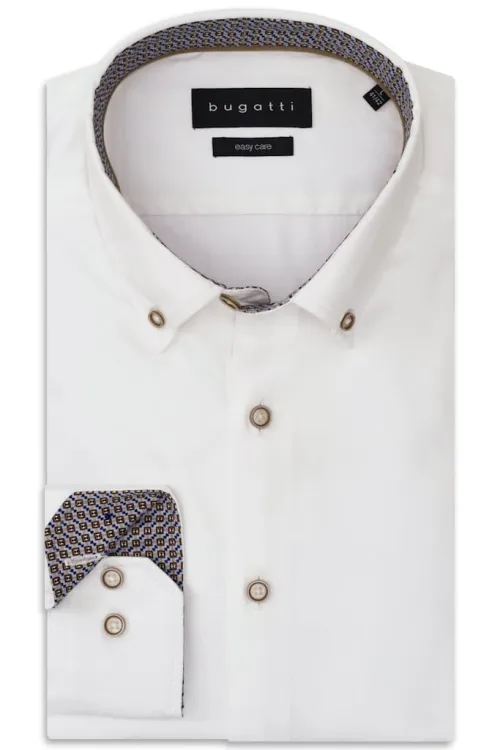 Koszula męska bugatti Modern Fit biała