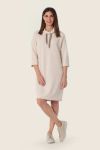 Dzianinowa sukienka - bluza Gerry Weber beige