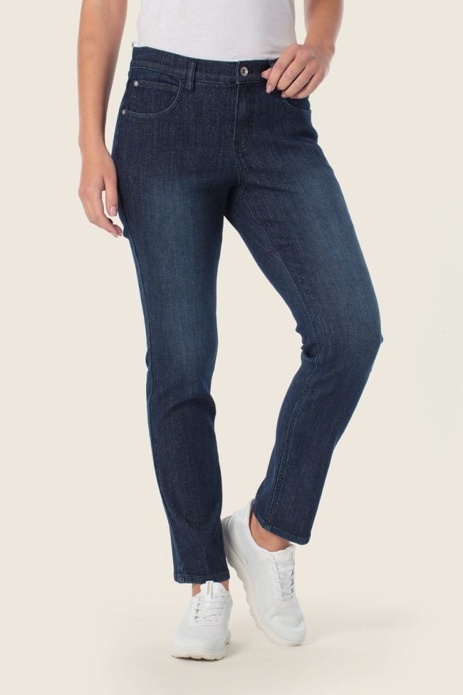 Dżinsy Gerry Weber Soline Best4Me Slim Fit połyskujące - Nowa kolekcja Gerry Weber Wiosna Lato 2026 tylko w Moda Club Store