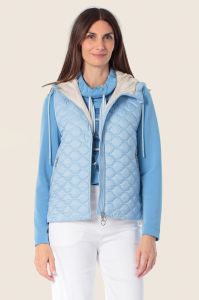 Pikowany bezrękawnik damski Gerry Weber blue