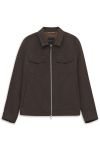 Lekka kurtka męska bugatti harrington brown