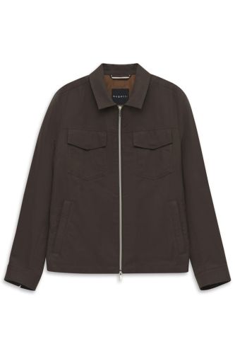 Lekka kurtka męska bugatti harrington brown