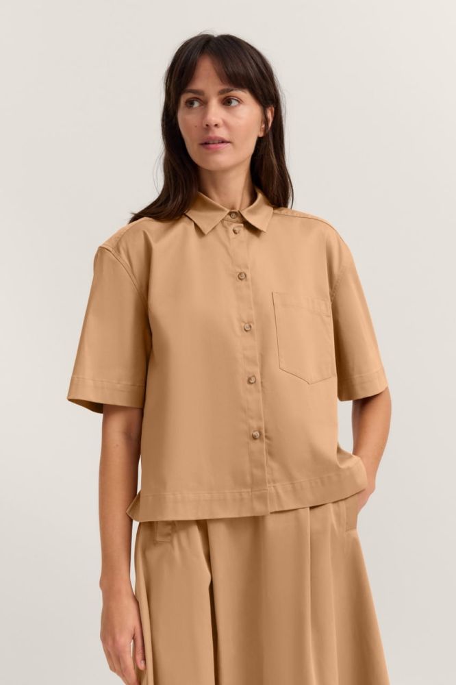 Krótka koszula damska bugatti camel - ModaClubStore 2026 3.jpeg