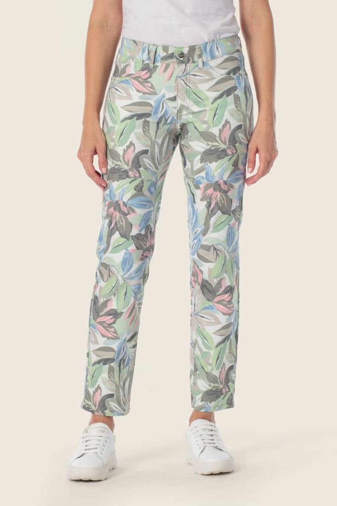 Spodnie damskie Gerry Weber w kwiaty 2.jpeg