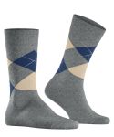 Skarpetki męskie Burlington w romby - Light Grey