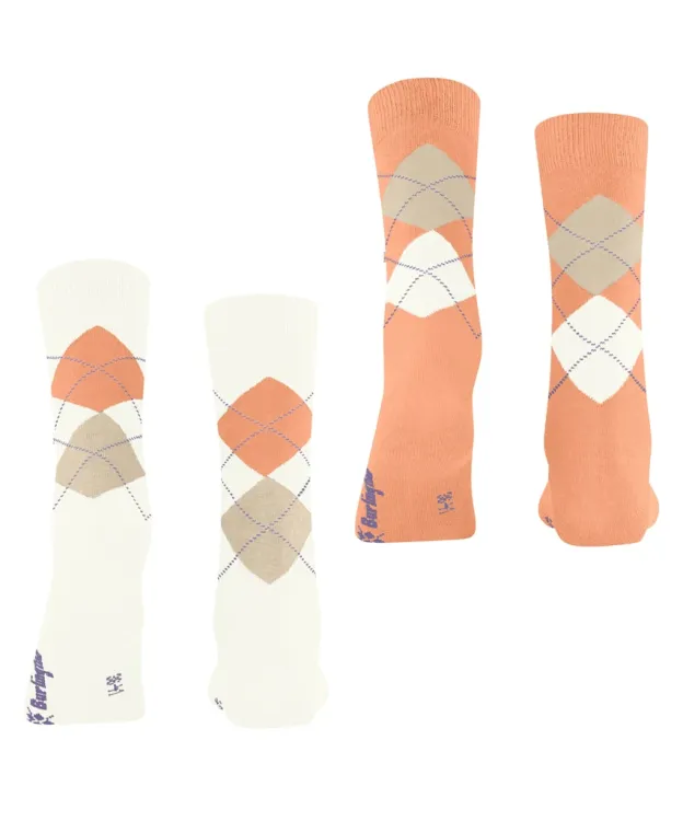 Skarpetki damskie Burlington 2-pak - Off-White