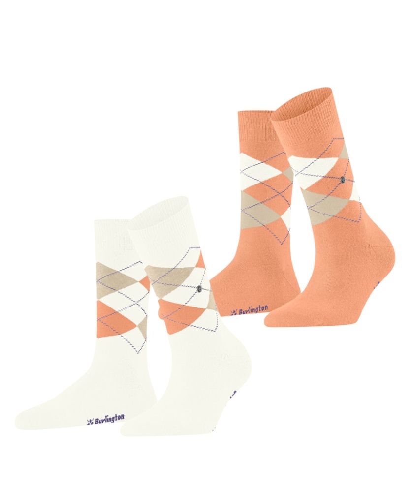 Skarpetki damskie Burlington 2-pak - Off-White