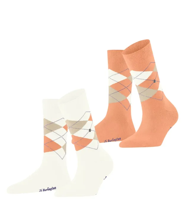 Skarpetki damskie Burlington 2-pak - Off-White