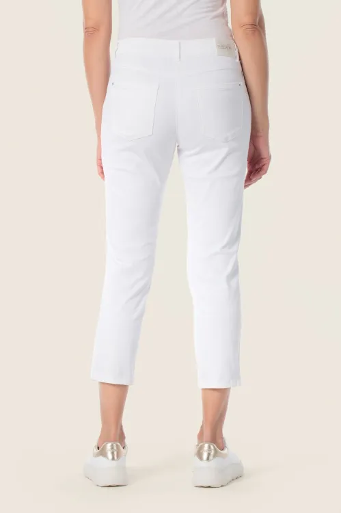 Lekkie spodnie damskie Gerry Weber 3:4 White 1.jpeg