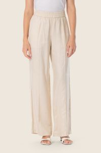 Wygodne spodnie Gerry Weber Soft Beige z lnem