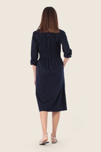 Koszulowa sukienka Gerry Weber granatowa w sklepie Moda Club 1.jpeg