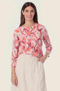 Bluzka Gerry Weber z dekoltem V we wzorki