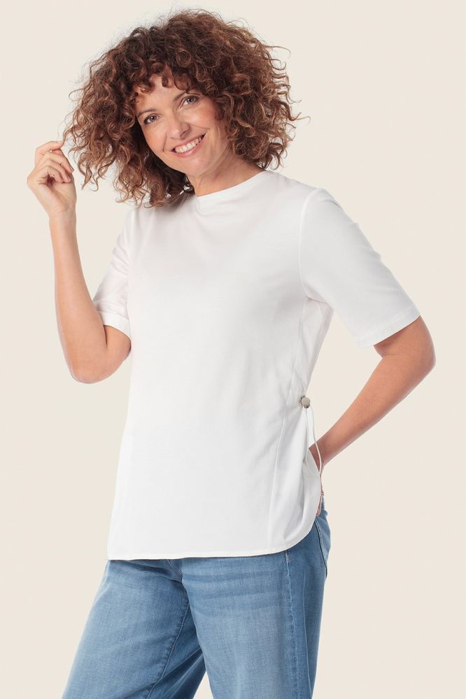 Biały t-shirt Gerry Weber ze ściągaczem 2.jpeg