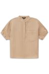 Lniana bluzka damska bugatti Sand Beige