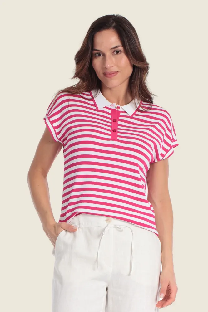 Koszulka polo Gerry Weber w paski - 2026 Moda Club Store Online 2.jpeg