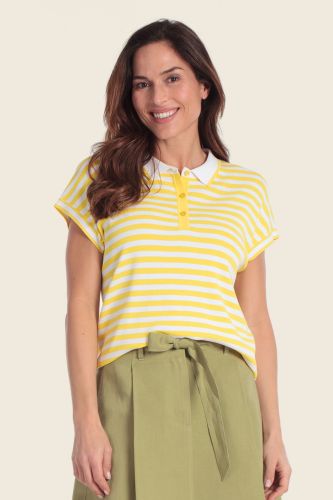 Koszulka polo Gerry Weber w paski - 2026 Moda Club Store Online 6.jpeg