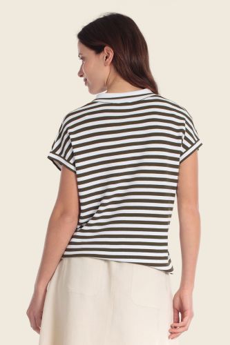 Koszulka polo Gerry Weber w paski - 2026 Moda Club Store  1.jpeg