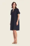 Lniana sukienka Gerry Weber Navy Blue