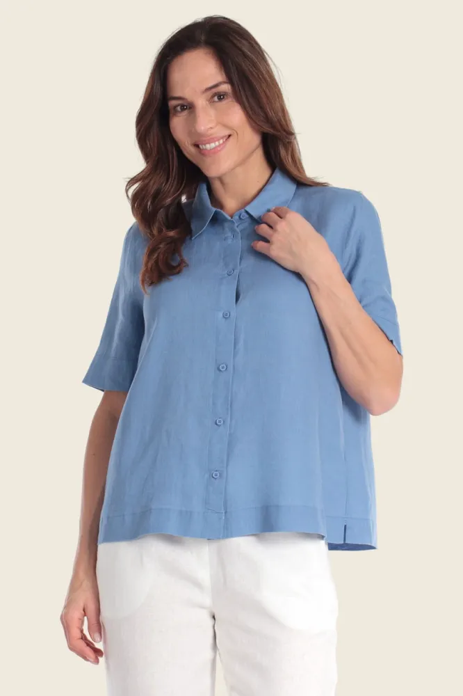 Lniana bluzka koszulowa Gerry Weber N60654 6.jpeg