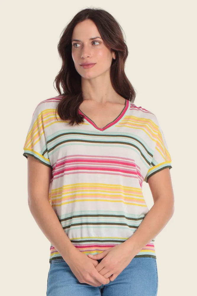 Dzianinowa koszulka Gerry Weber w kolorowe paski N66305 2.jpeg