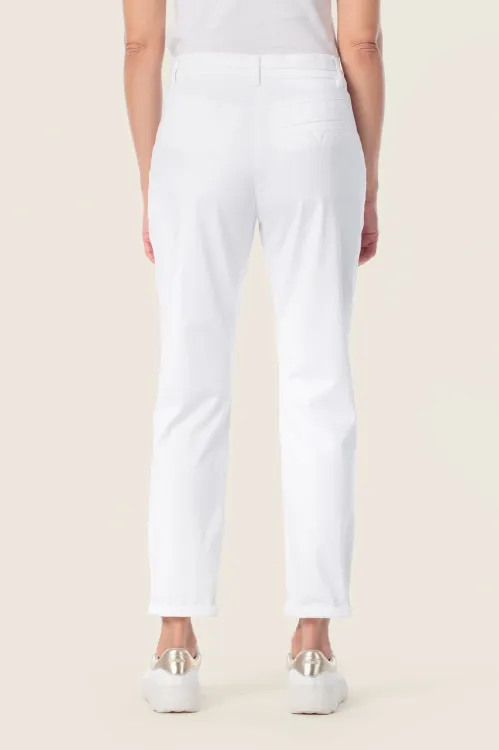 Spodnie damskie chino Gerry Weber White 1.jpeg