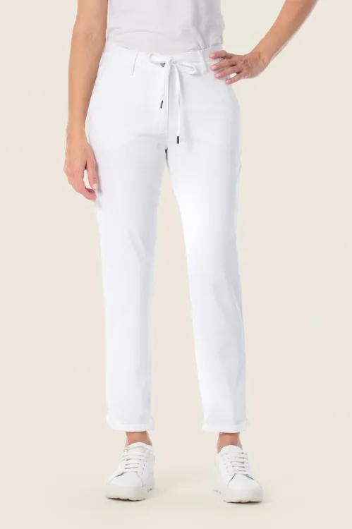 Spodnie damskie chino Gerry Weber White 3.jpeg