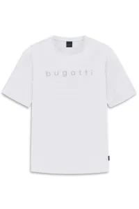 T-shirt męski bugatti biały z logiem
