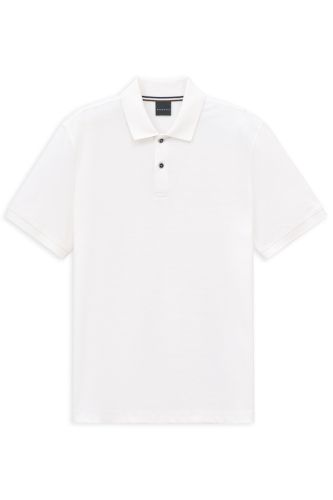Koszulka męska polo bugatti clear white