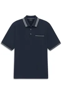 Koszulka męska polo bugatti granatowa